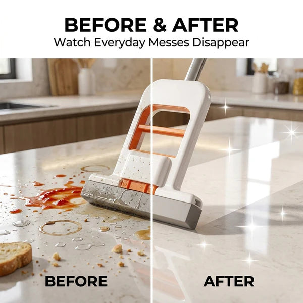 Multi-Functional Mini Foldable Mop | Handheld Self-Squeezing Cleaner